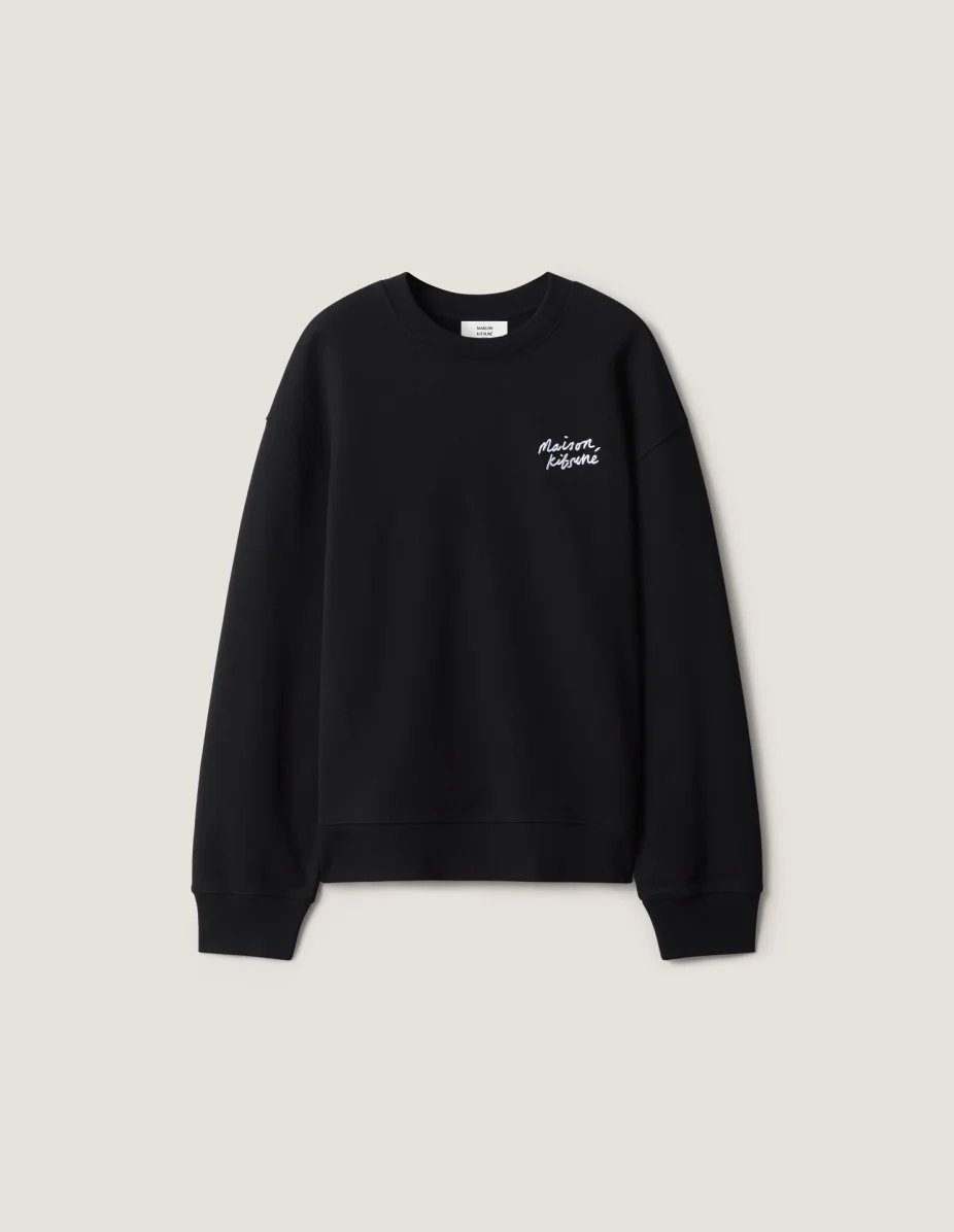 MAISON KITSUNE HANDWRITING COMFORT SWEATSHIRT - 1