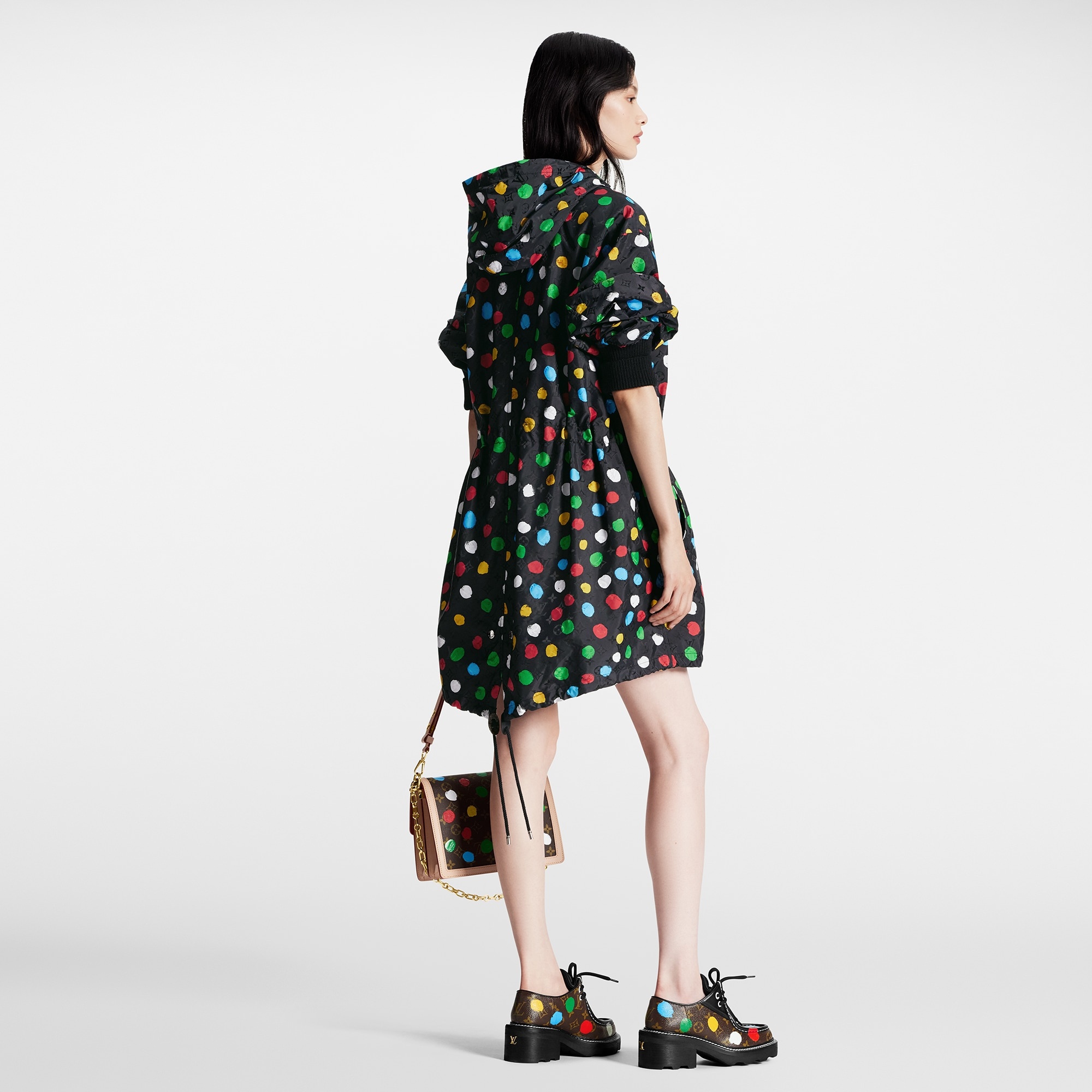 LV x YK Painted Dots Long Parka - 3