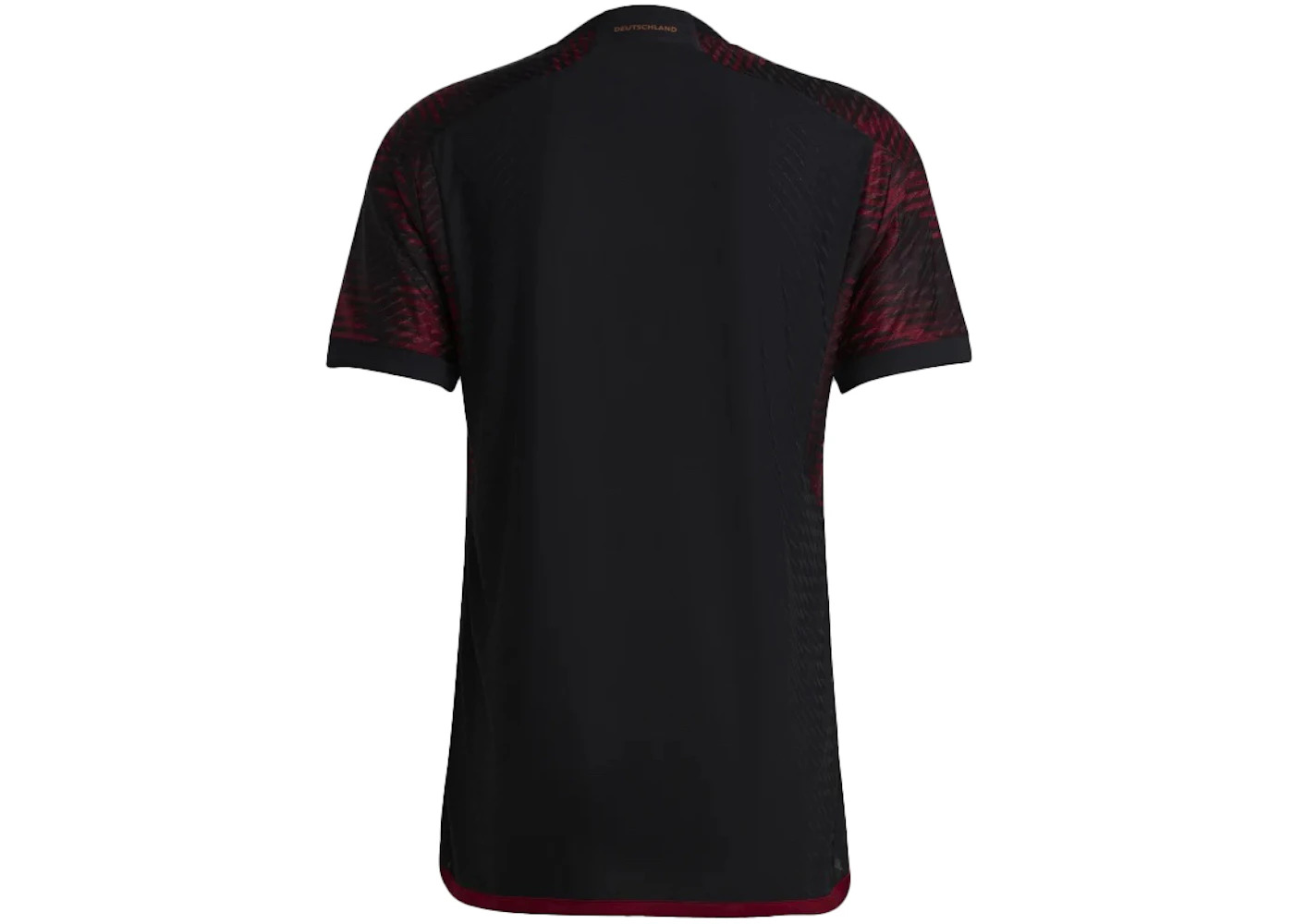 adidas Germany 22 Away Authentic Jersey Black/Team Coll Burgundy - 2