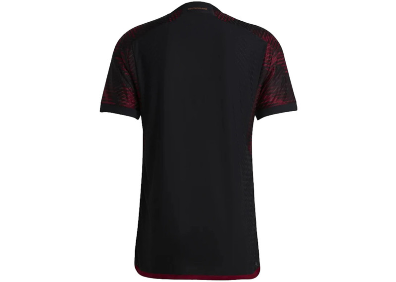 adidas adidas Germany 22 Away Authentic Jersey Black/Team Coll Burgundy outlook