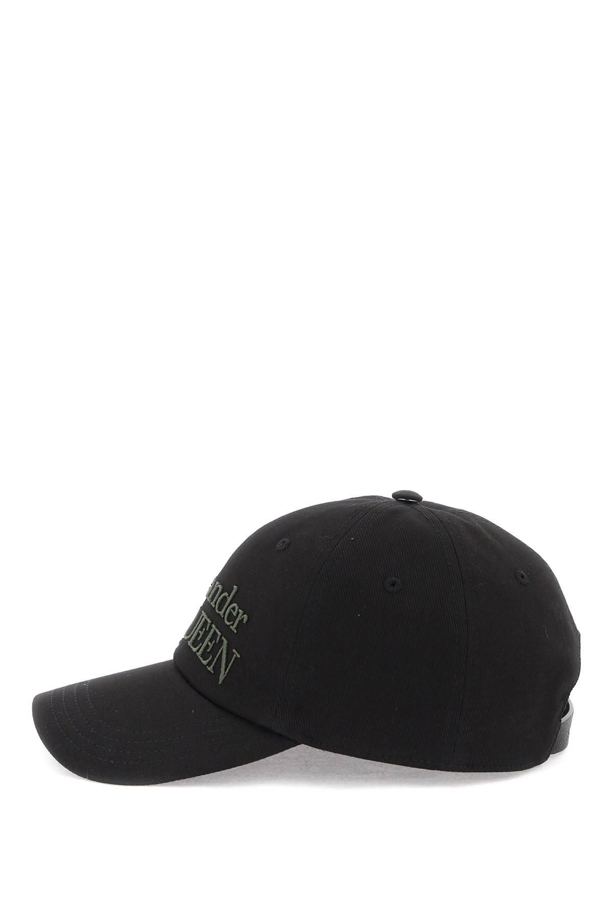 ALEXANDER MCQUEEN BASEBALL CAP WITH EMBROIDERED LOGO - 4