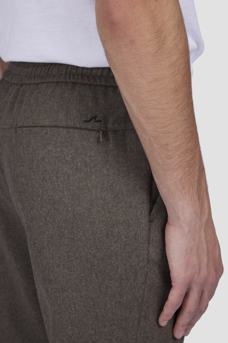 WOOL BLEND TROUSERS WITH PLEATS 4