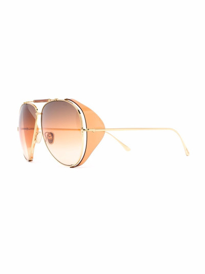 TOM FORD aviator-frame sunglasses outlook