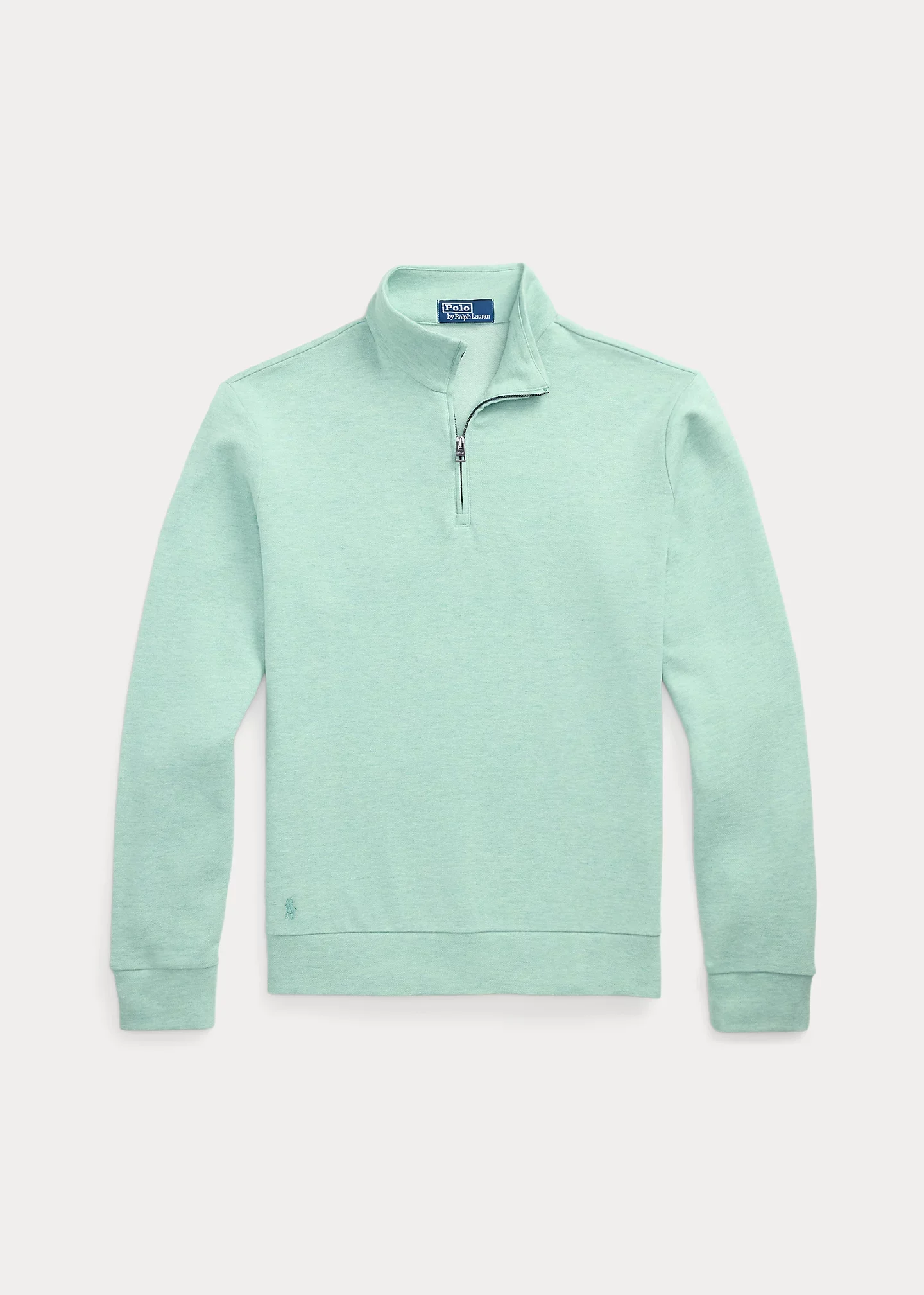 Textured Quarter-Zip Pullover - 1