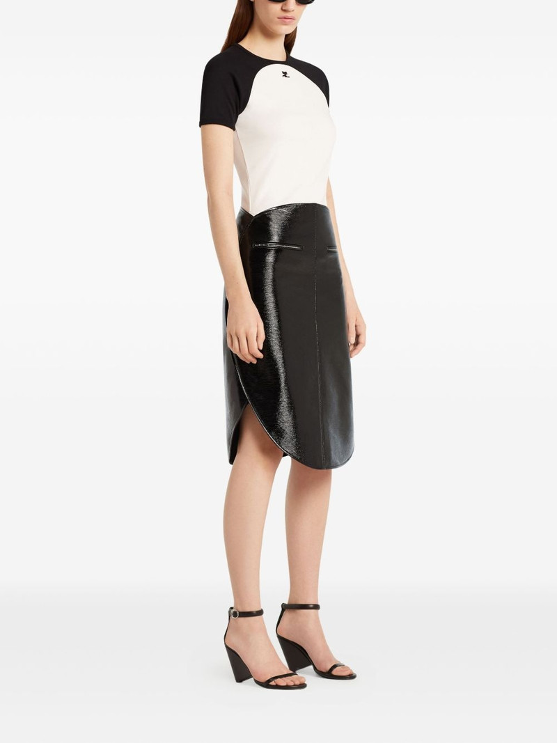 courrèges high-waisted skirt outlook