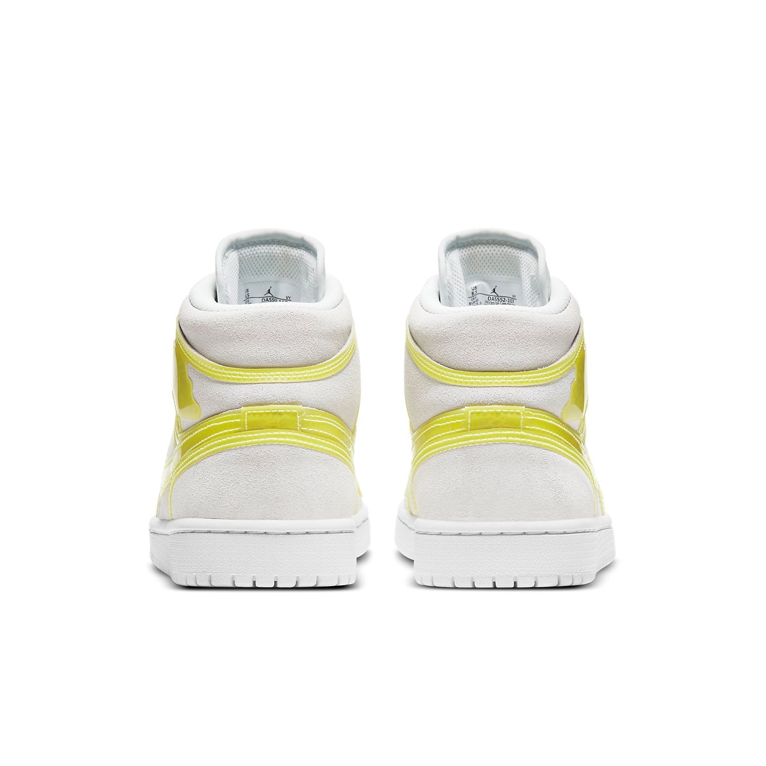 (WMNS) Air Jordan 1 Mid LX 'Off White Opti Yellow' DA5552-107 - 5
