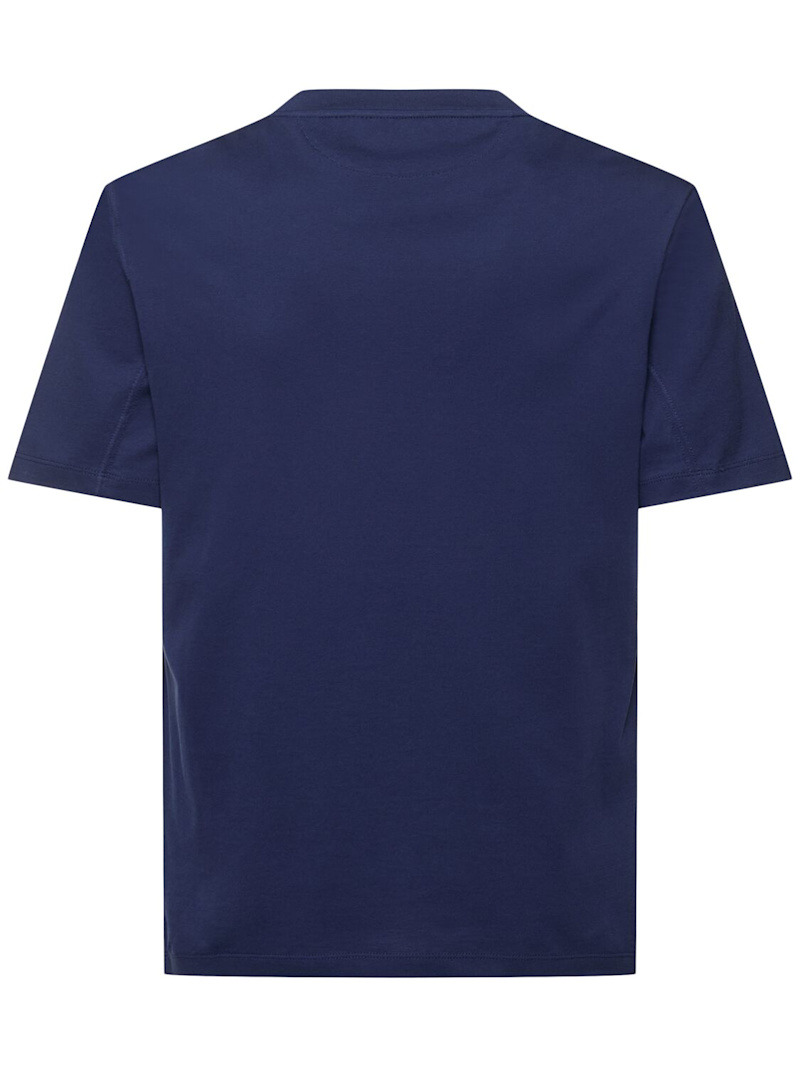 Cotton jersey logo t-shirt - 4