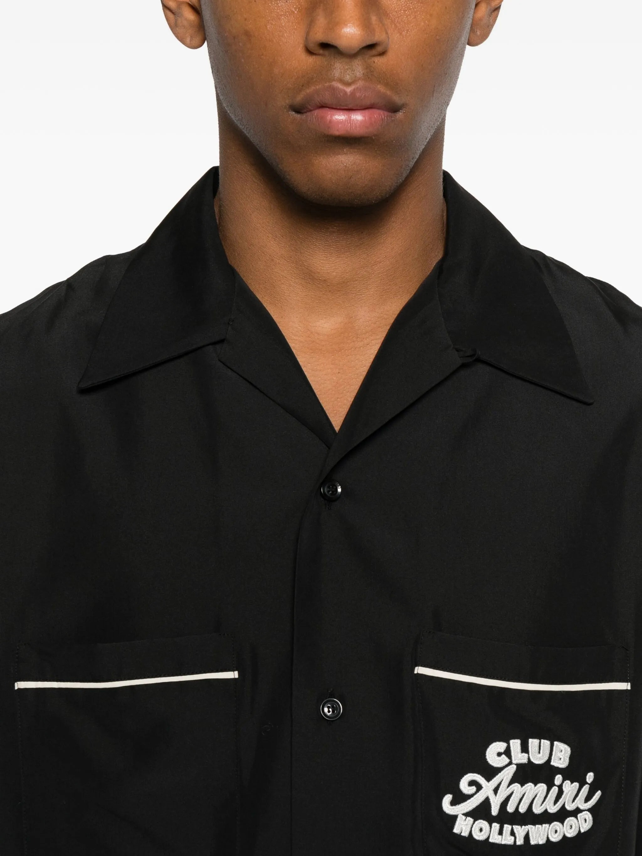 Amiri Embroidered-pocket Short-sleeve Shirt - 4