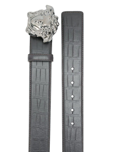 VERSACE croc-effect belt outlook