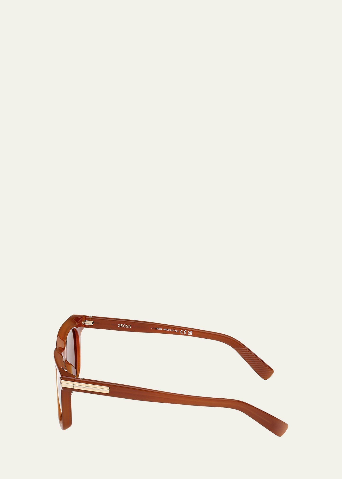 Men's Square Acetate Sunglasses - 4