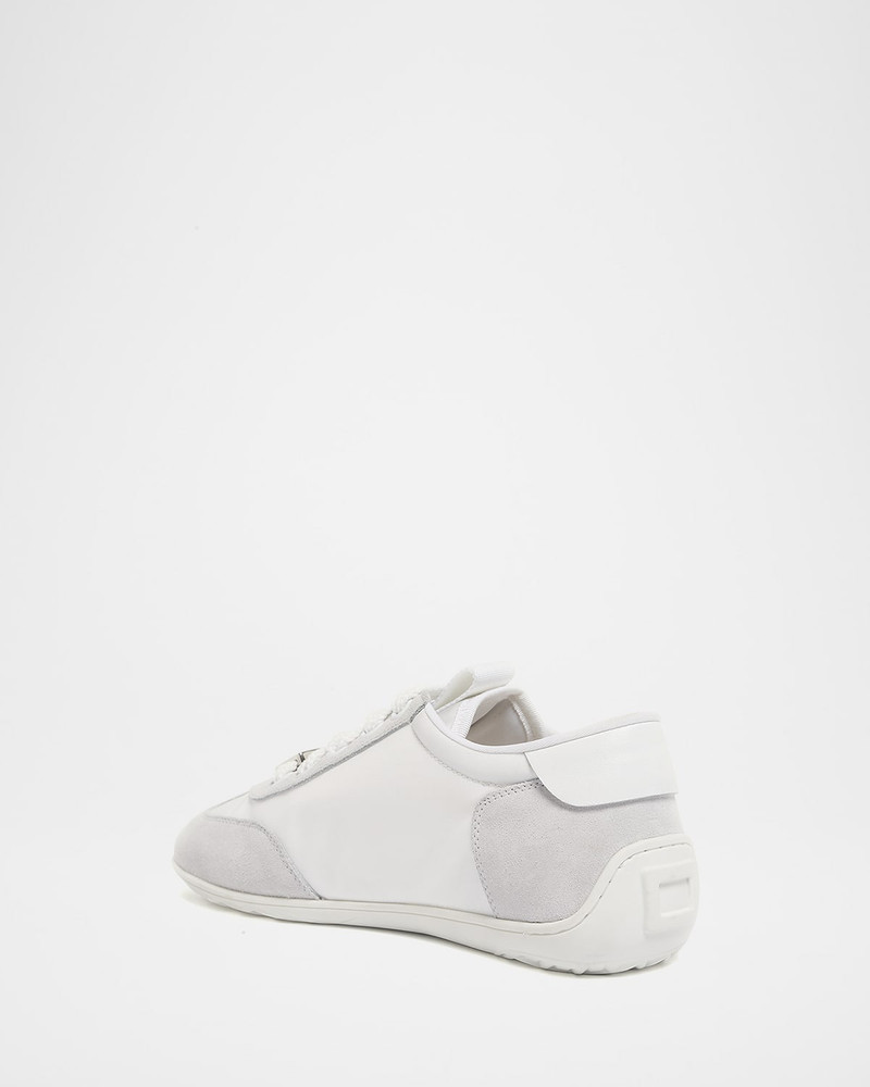 Roger Vivier Viv Low-Top Canvas and Suede Sneakers outlook