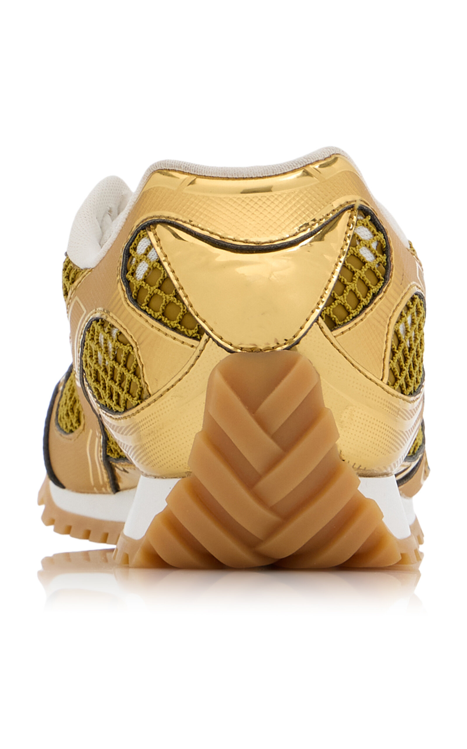 Orbit Technical Fishnet Sneakers gold - 4