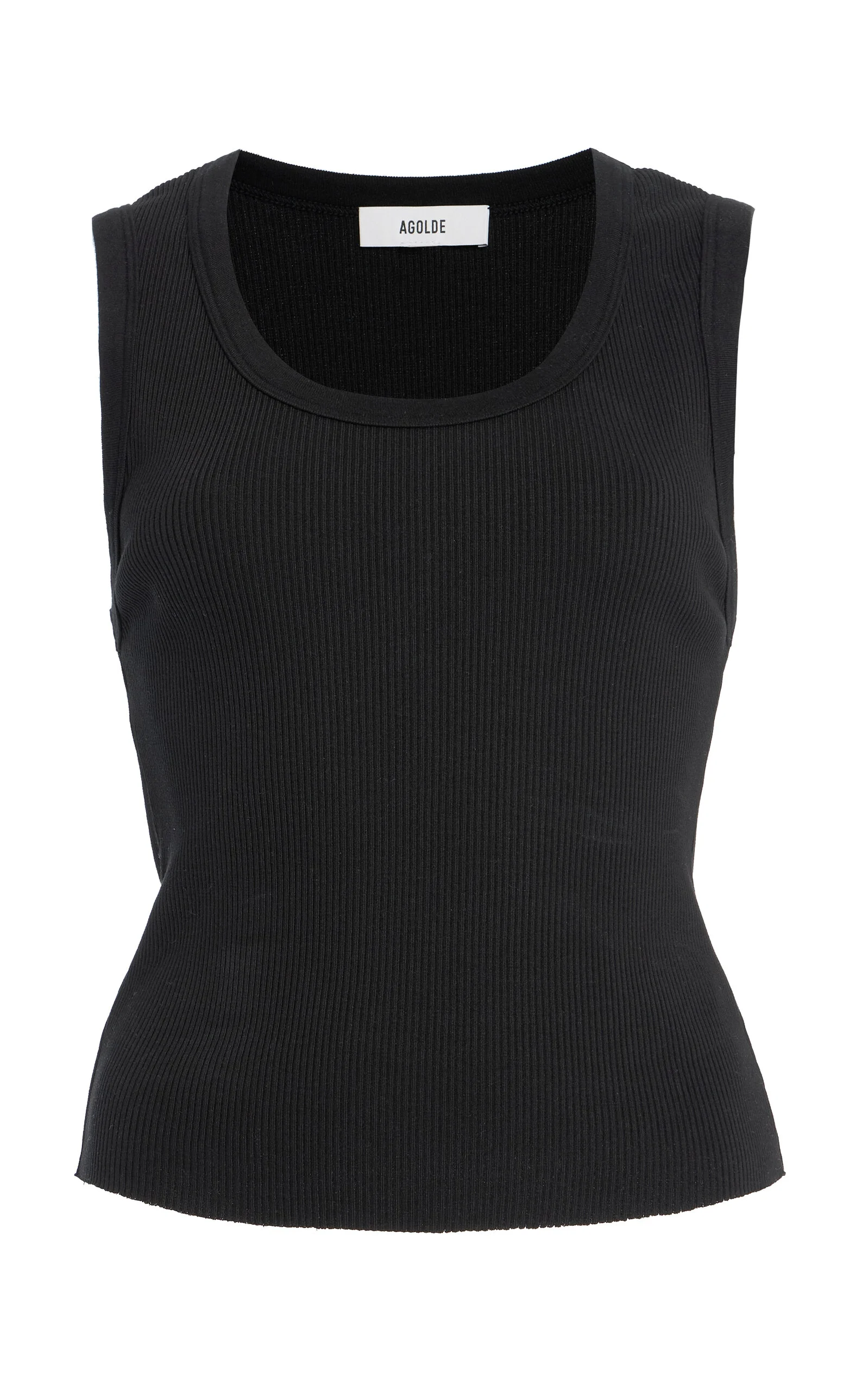 Poppy Shrunken Jersey Tank Top black - 1