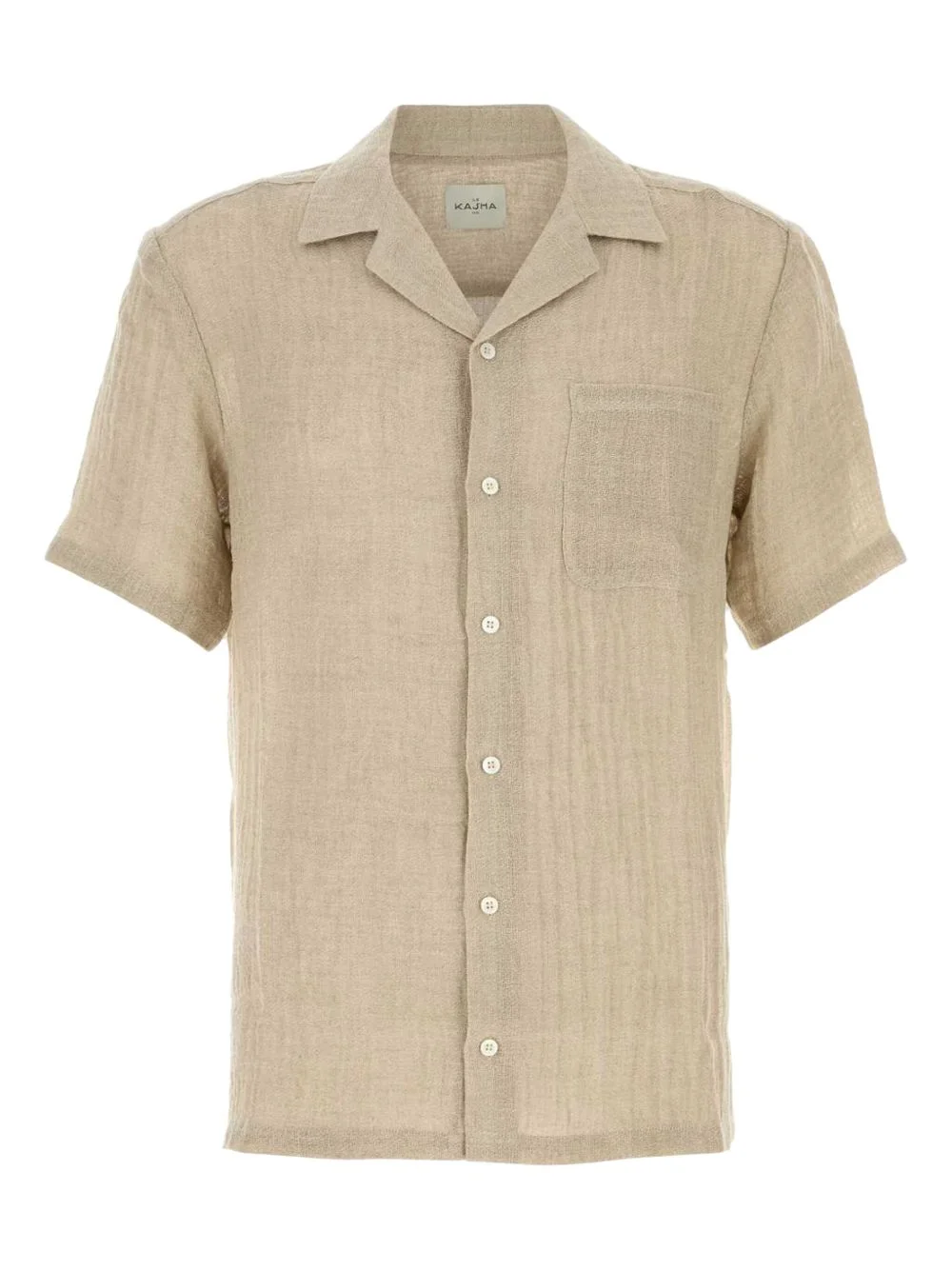 button-up linen shirt - 1