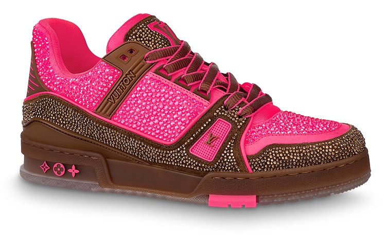 LOUIS VUITTON Trainers 'Crystal Pink and Brown' 1A8Z6Y - 2