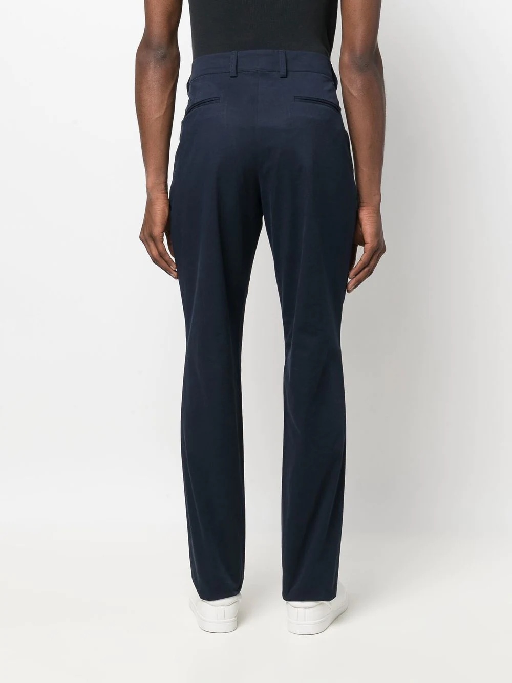 mid-rise straight-leg trousers - 4