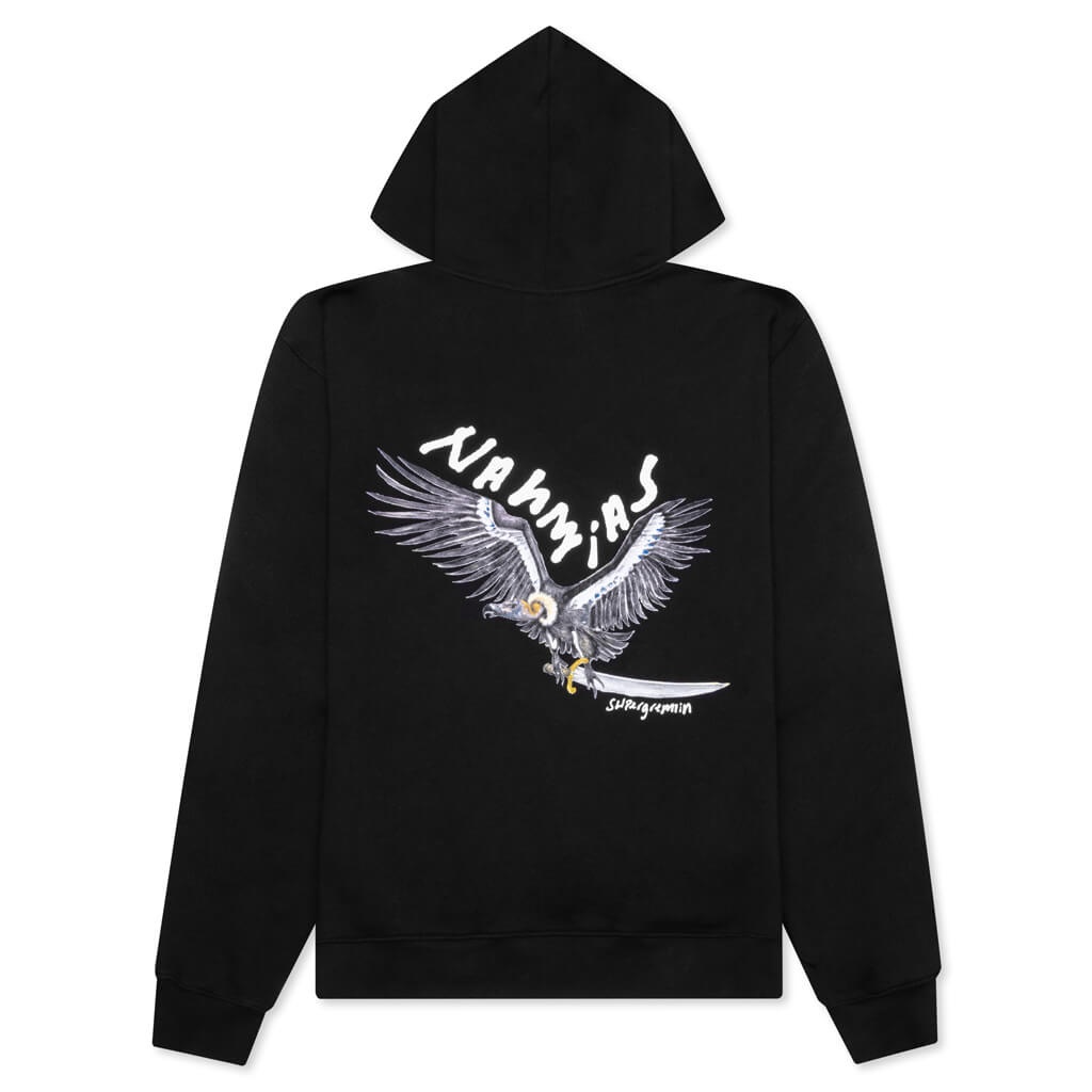 NAHMIAS X KODAK BLACK VULTURE HOODIE - BLACK - 2