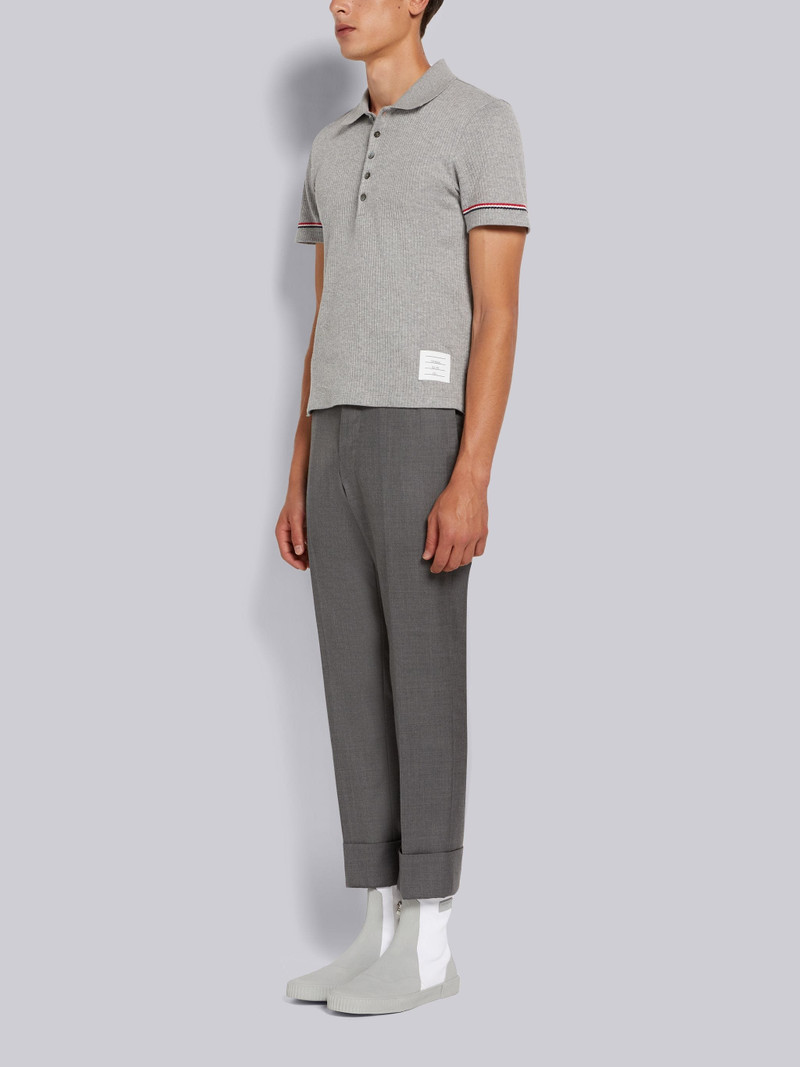 White Molded Rubber Lace up Vulcanized Sailing Boot 6