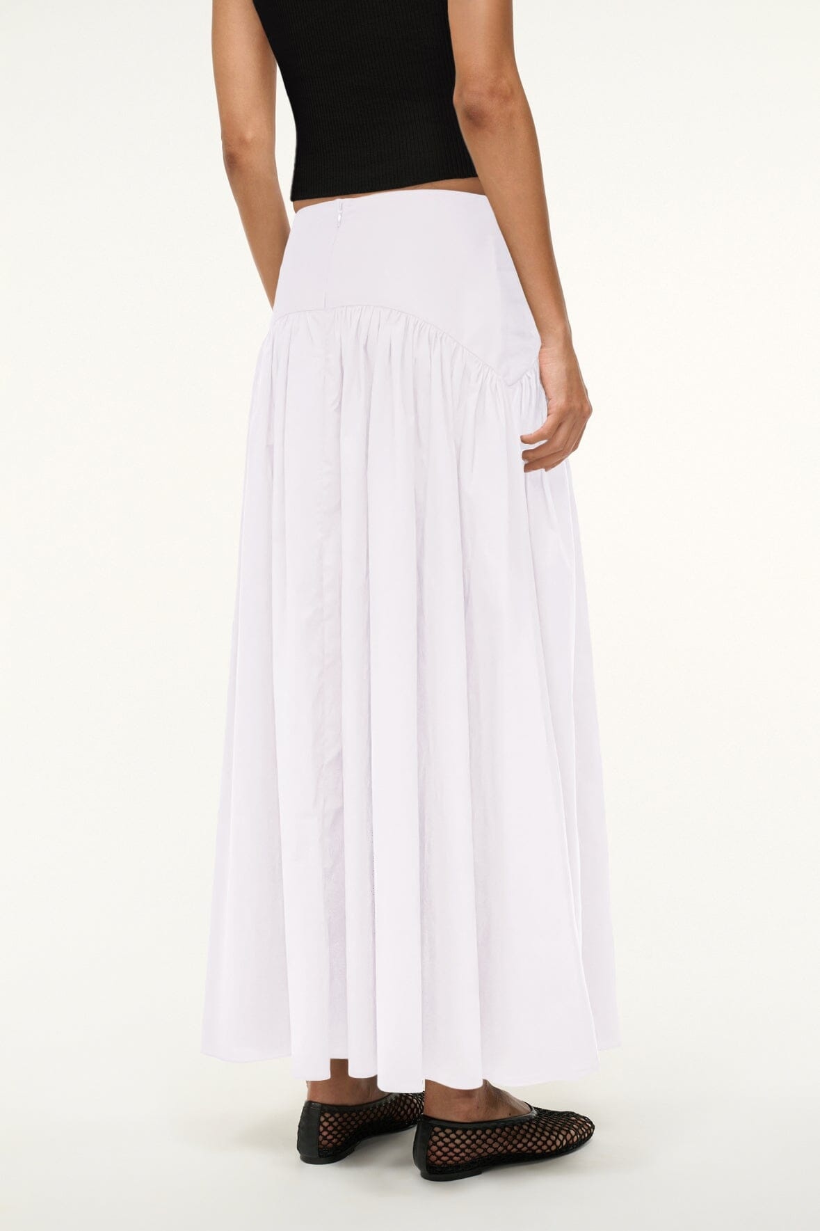 STAUD PROCIDA SKIRT WHITE - 4