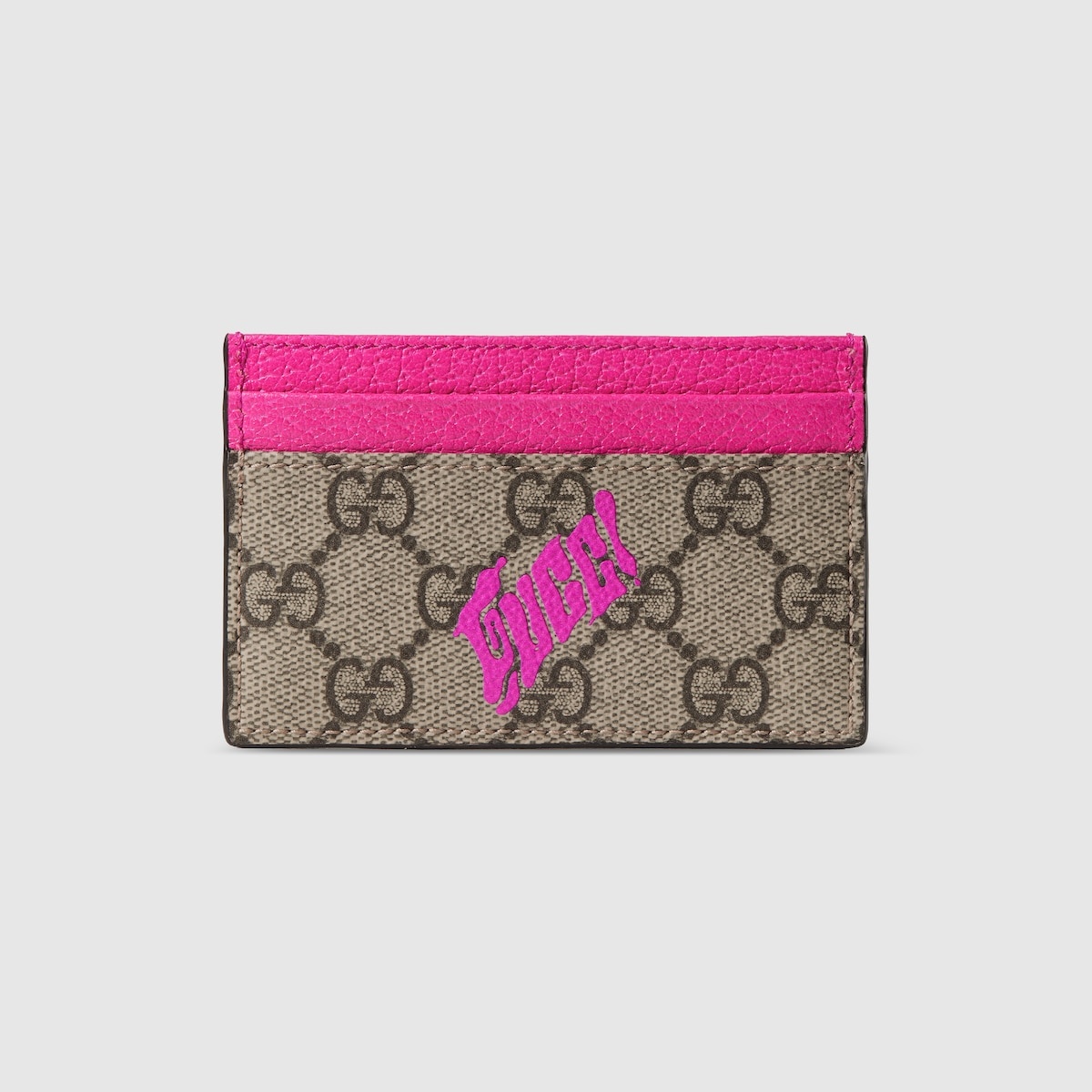 Bi-color GG Monogram card case - 3