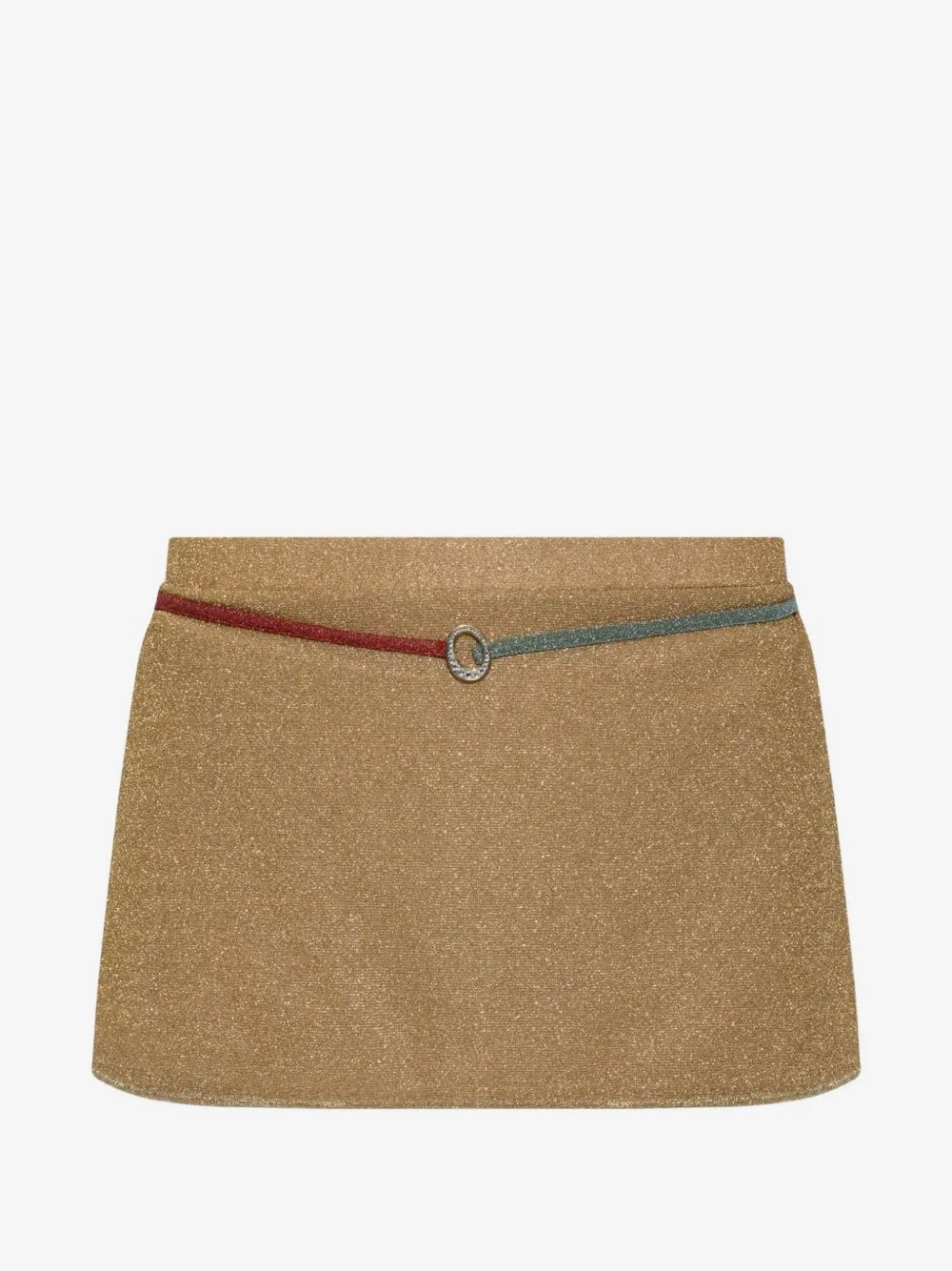 Lumiere ring-detail mini skirt - 1
