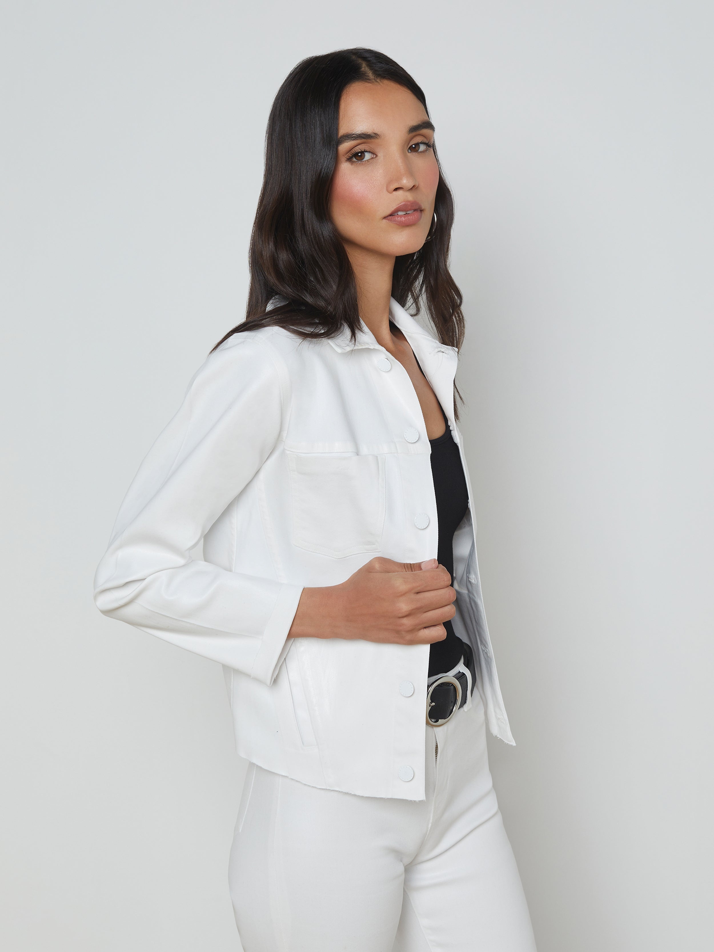 Janelle Coated Denim Jacket - 4