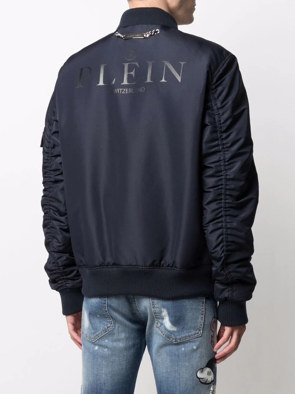 TM logo-print bomber jacket - 4