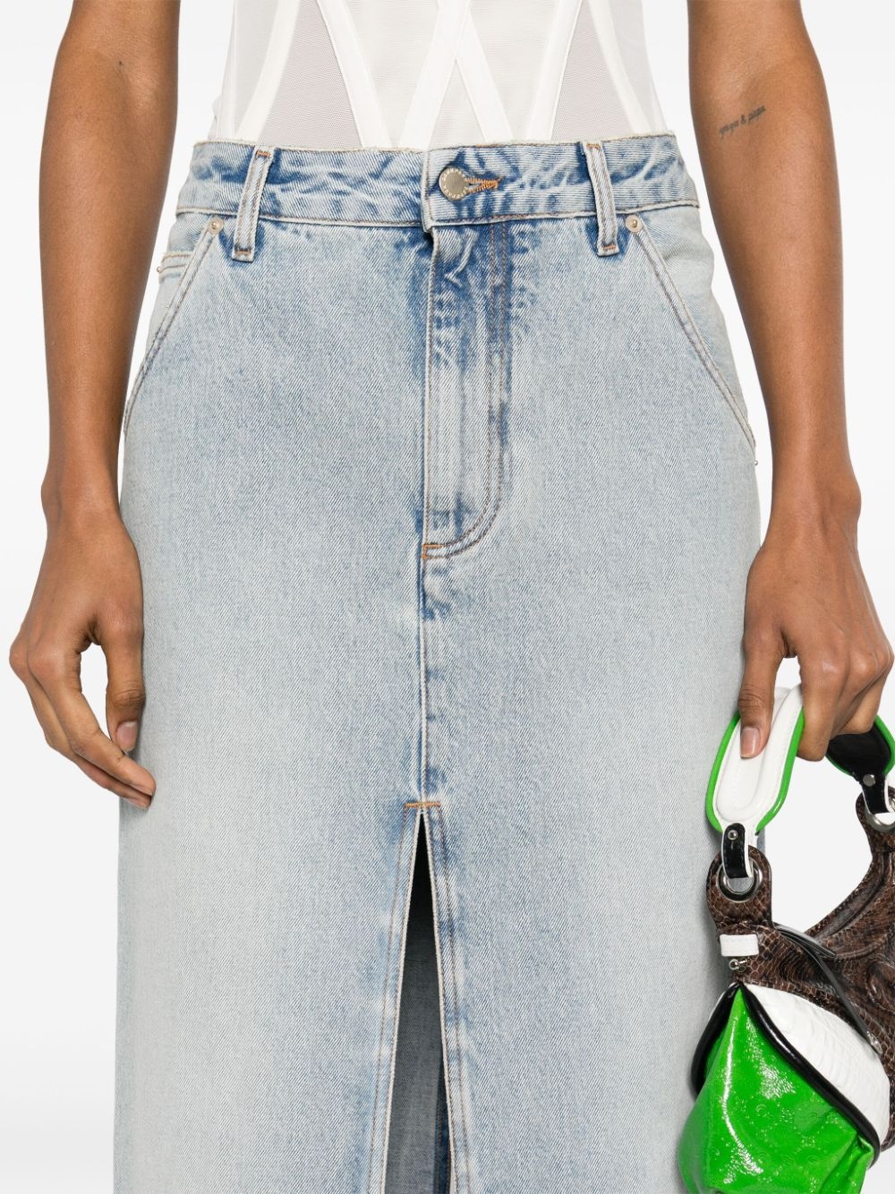 Erika denim midi skirt - 5