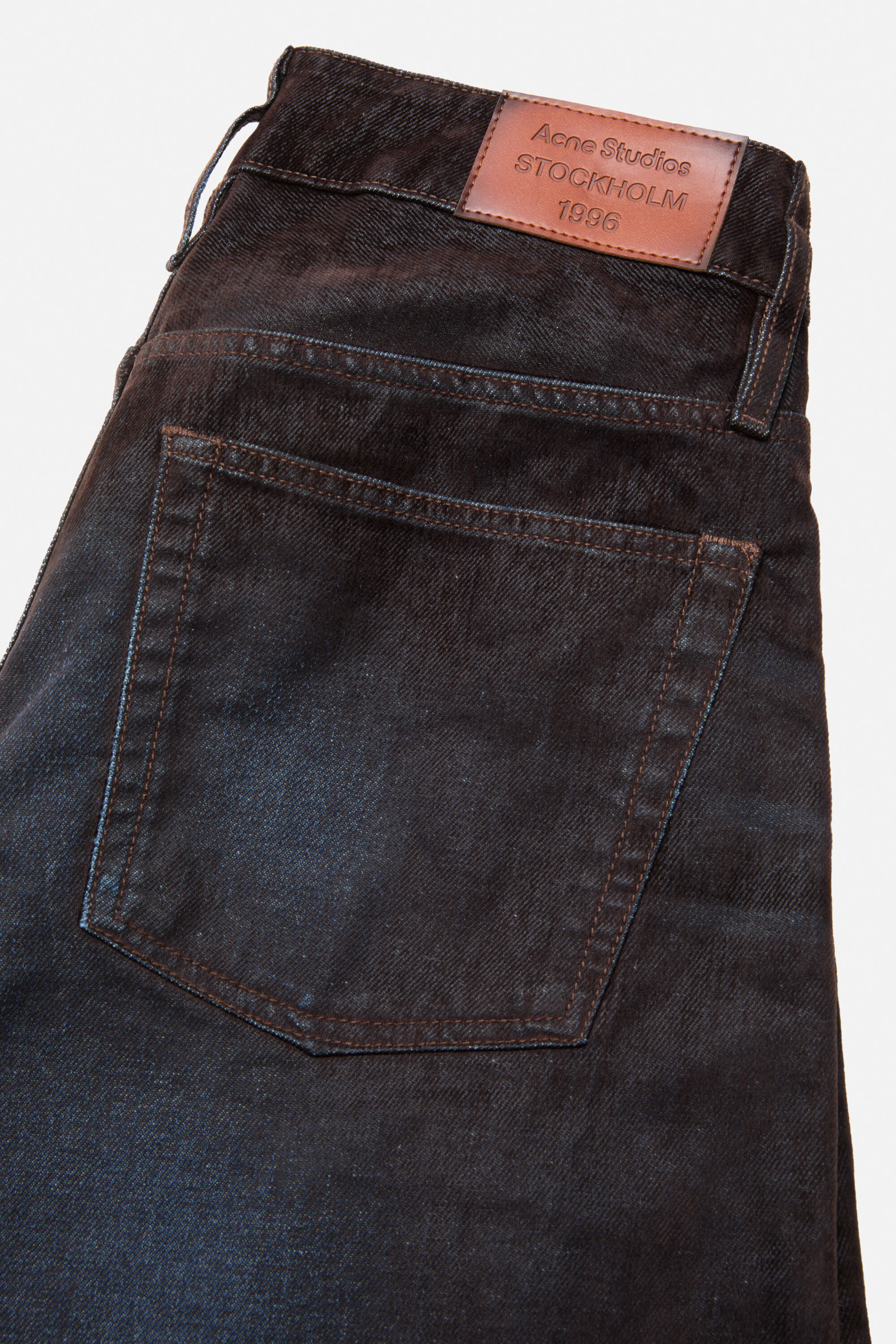 Belted jeans - Brown/blue - 5