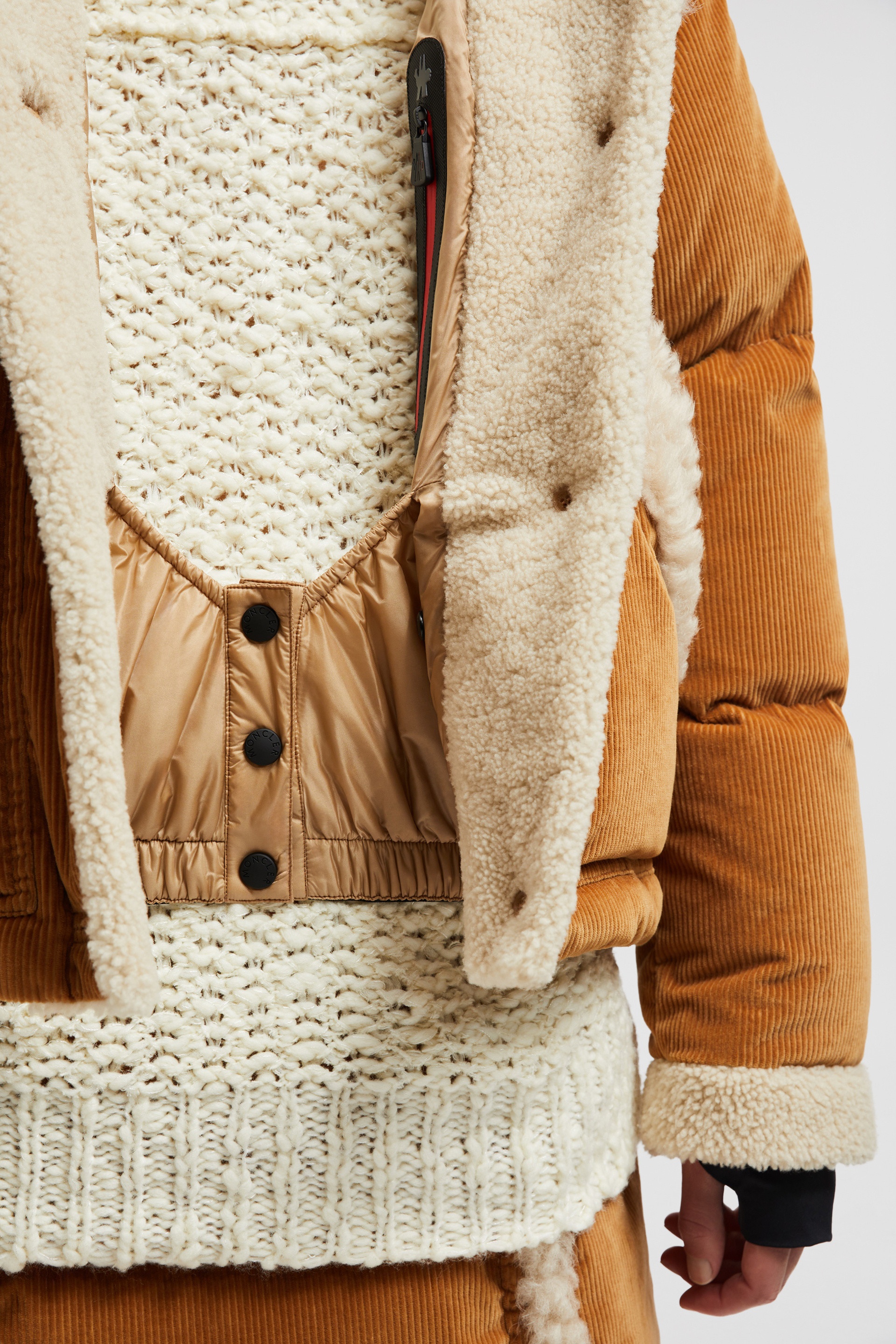 Caleu Corduroy Short Down Jacket - 7