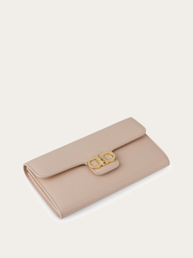 Gancini wallet with shoulder strap 2