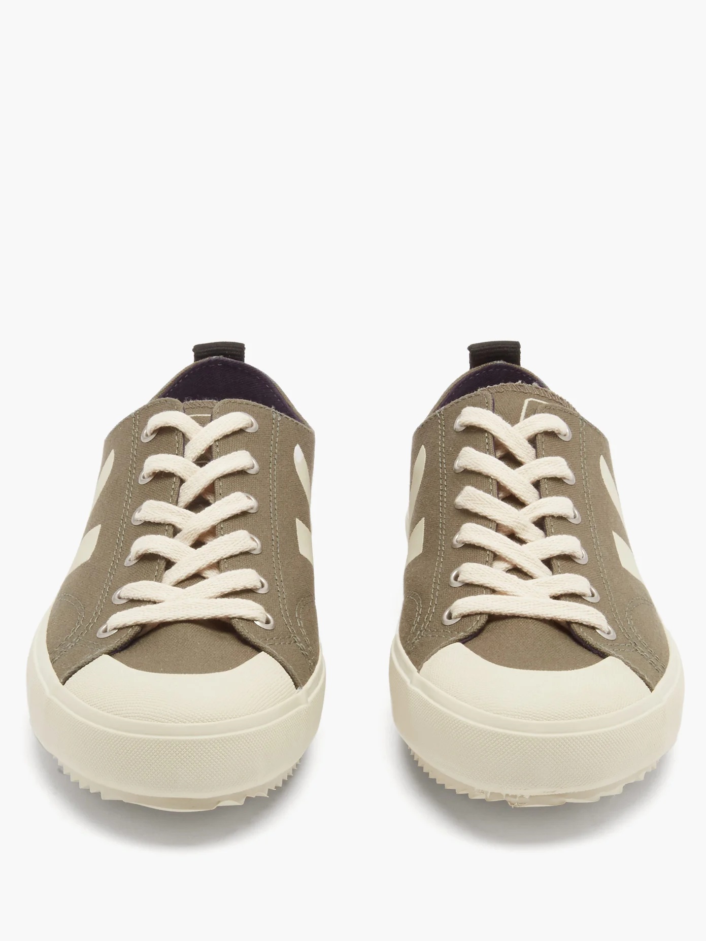 Nova V-logo canvas trainers - 5