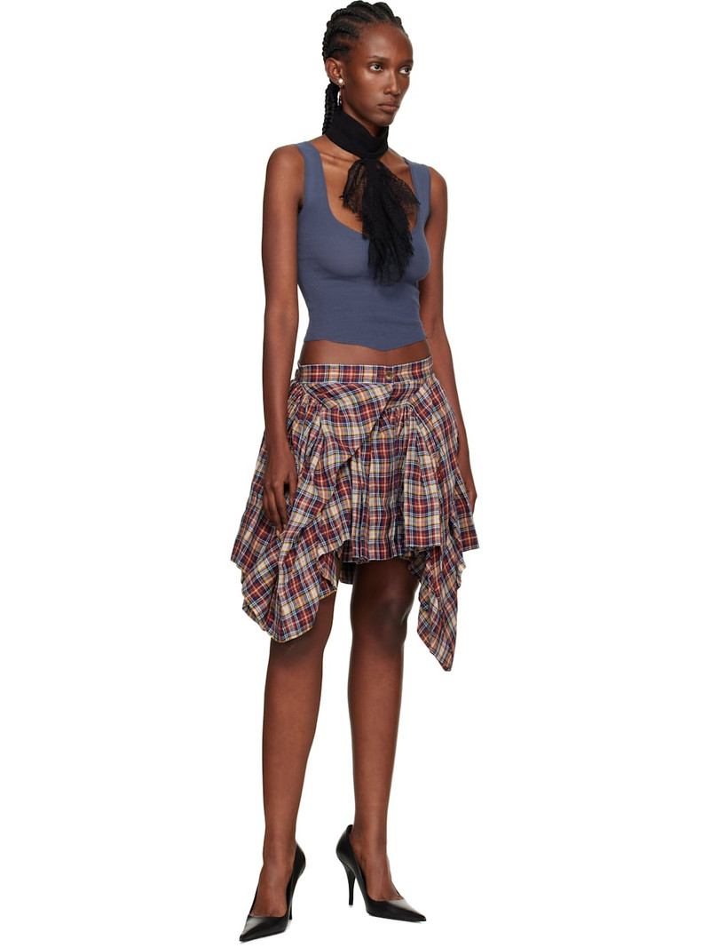 Vivienne Westwood Blue Sole Bodice Tank Top outlook