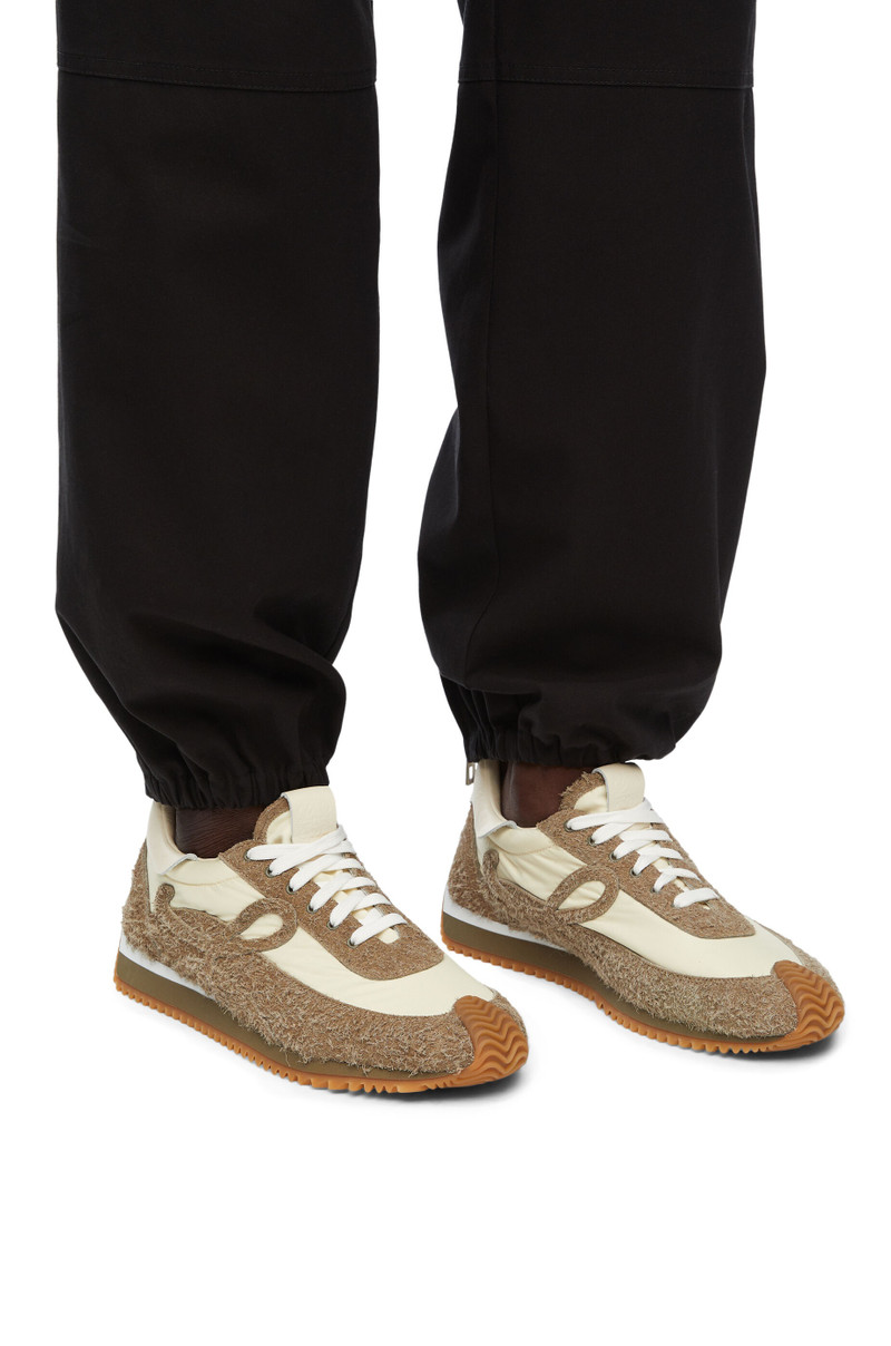 Loewe Flow Runner in nylon and suede outlook