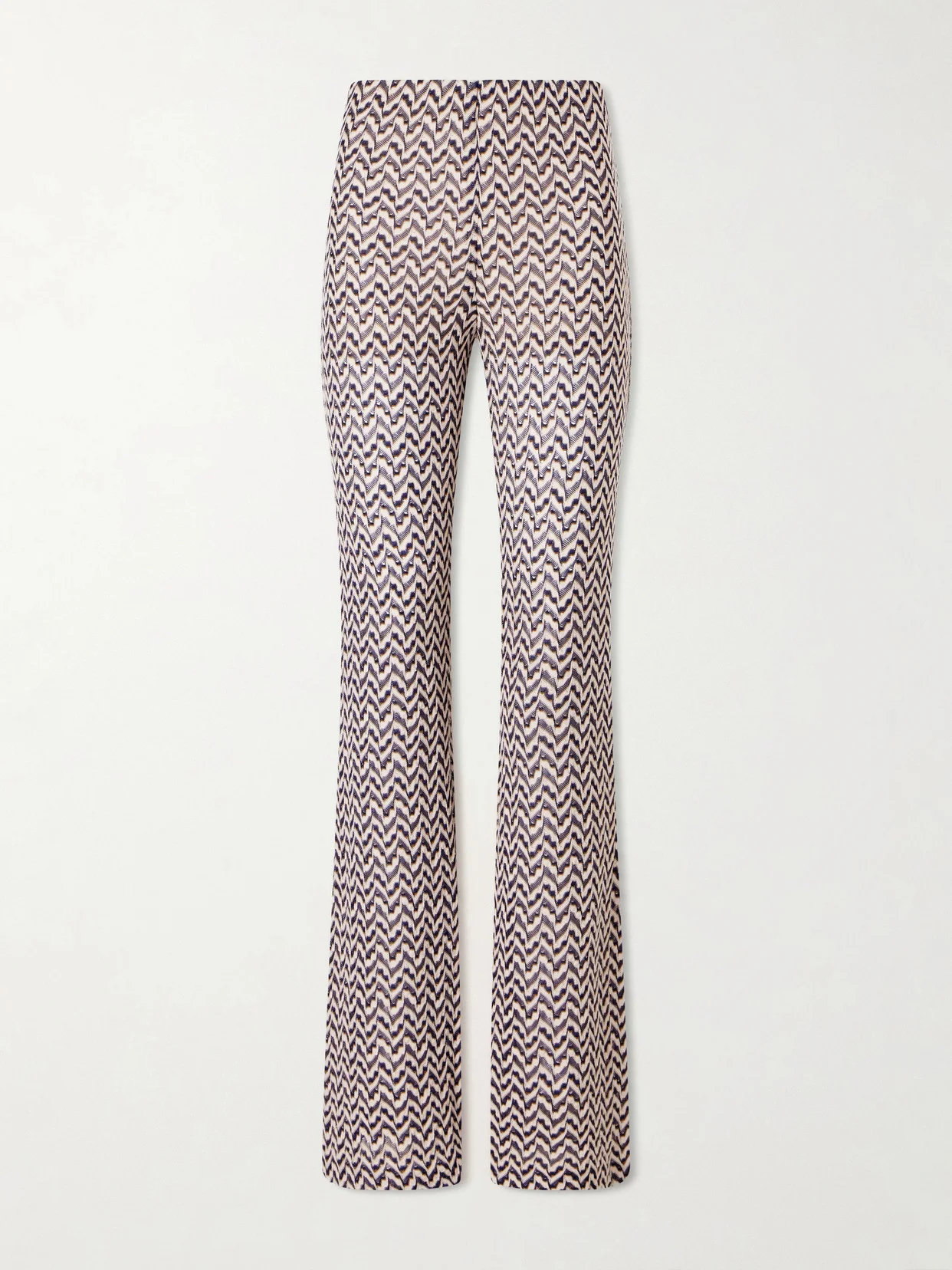 Embellished Crochet-knit Flared Pants - 1