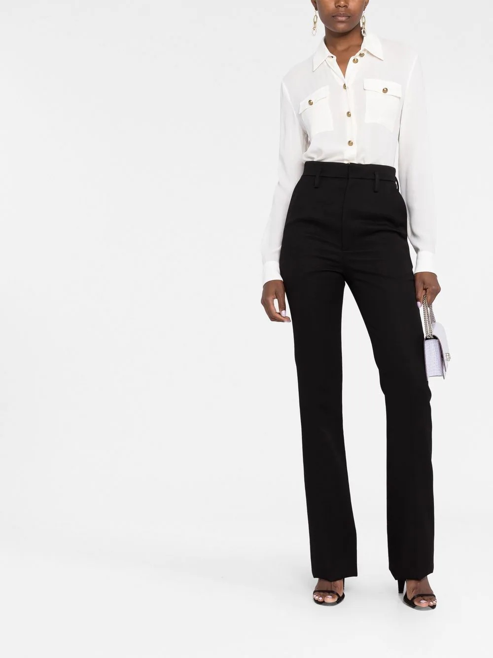 straight-leg cut trousers - 2