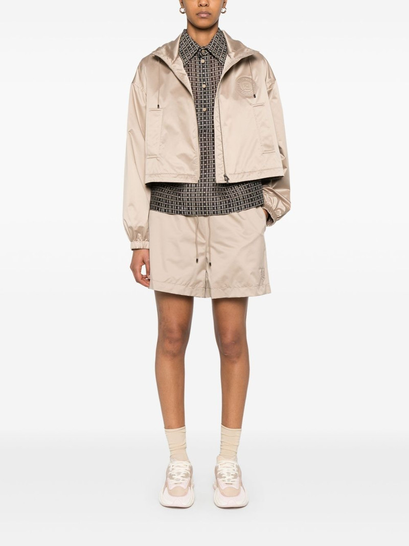 FENDI logo-patch jacket outlook