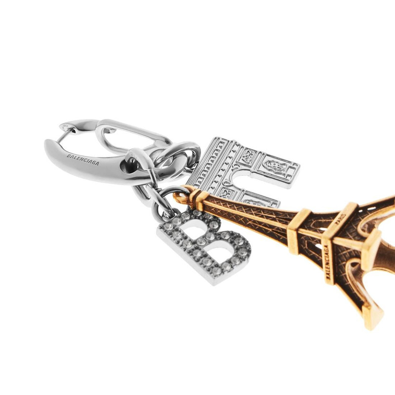 BALENCIAGA Paris Souvenir Collector Earring in Multicolored outlook