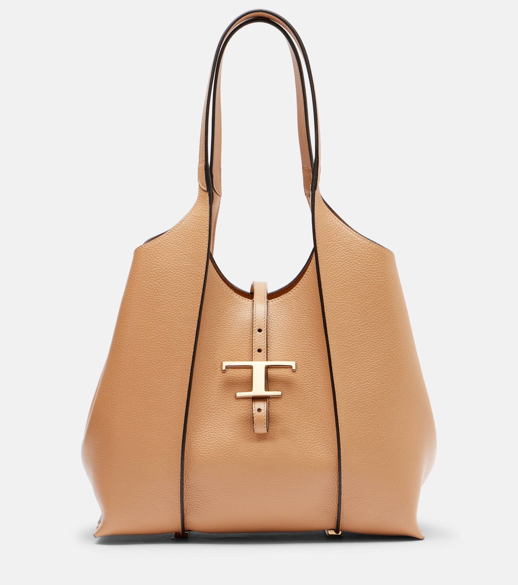 T Timeless leather tote bag - 1