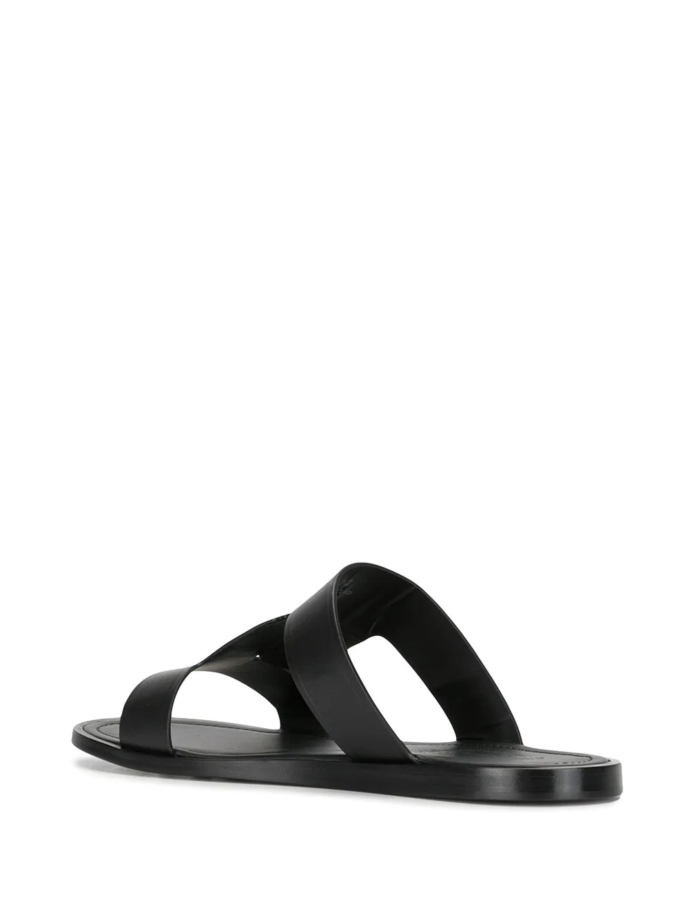 flat leather sandals - 3