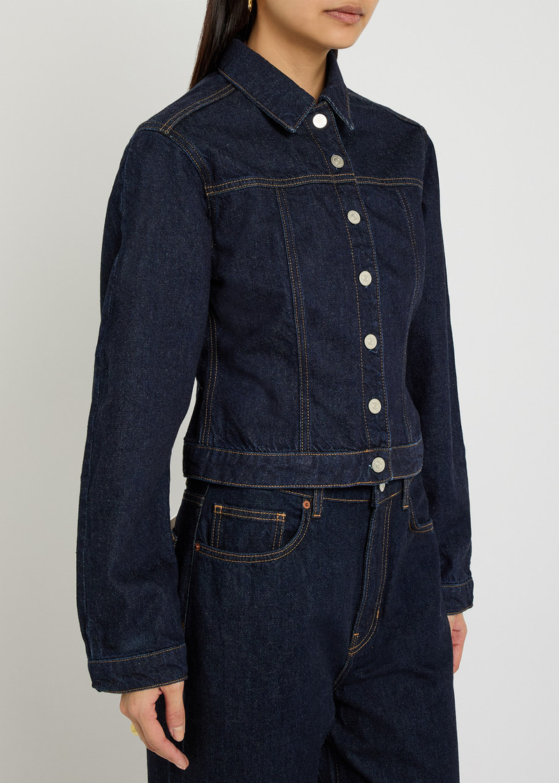 Reformation Reformation Knightly Panelled Denim Jacket outlook