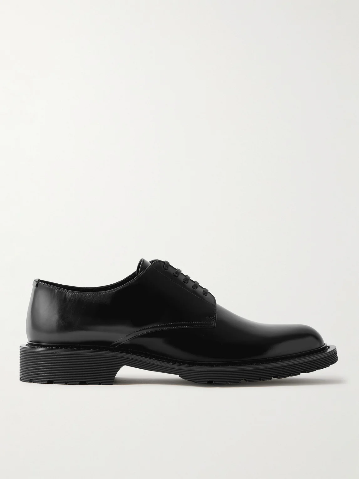 Army Leather Derby Shoes - 1