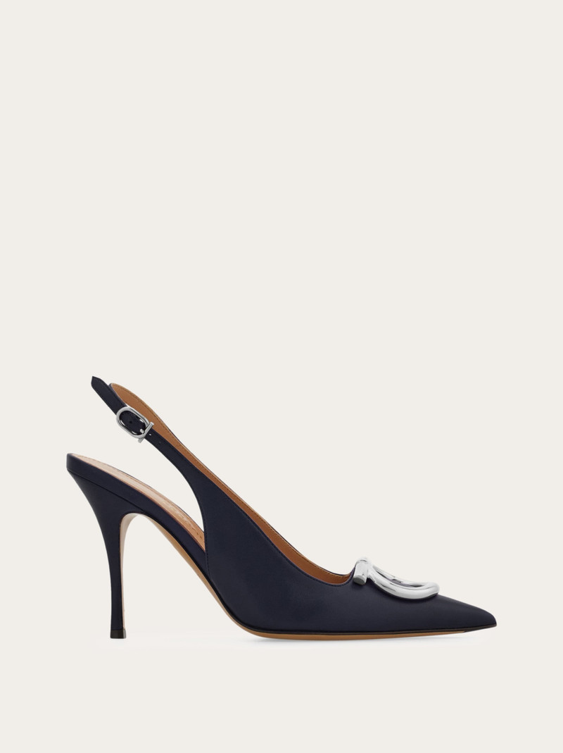 Maxi Gancini slingback pump 1