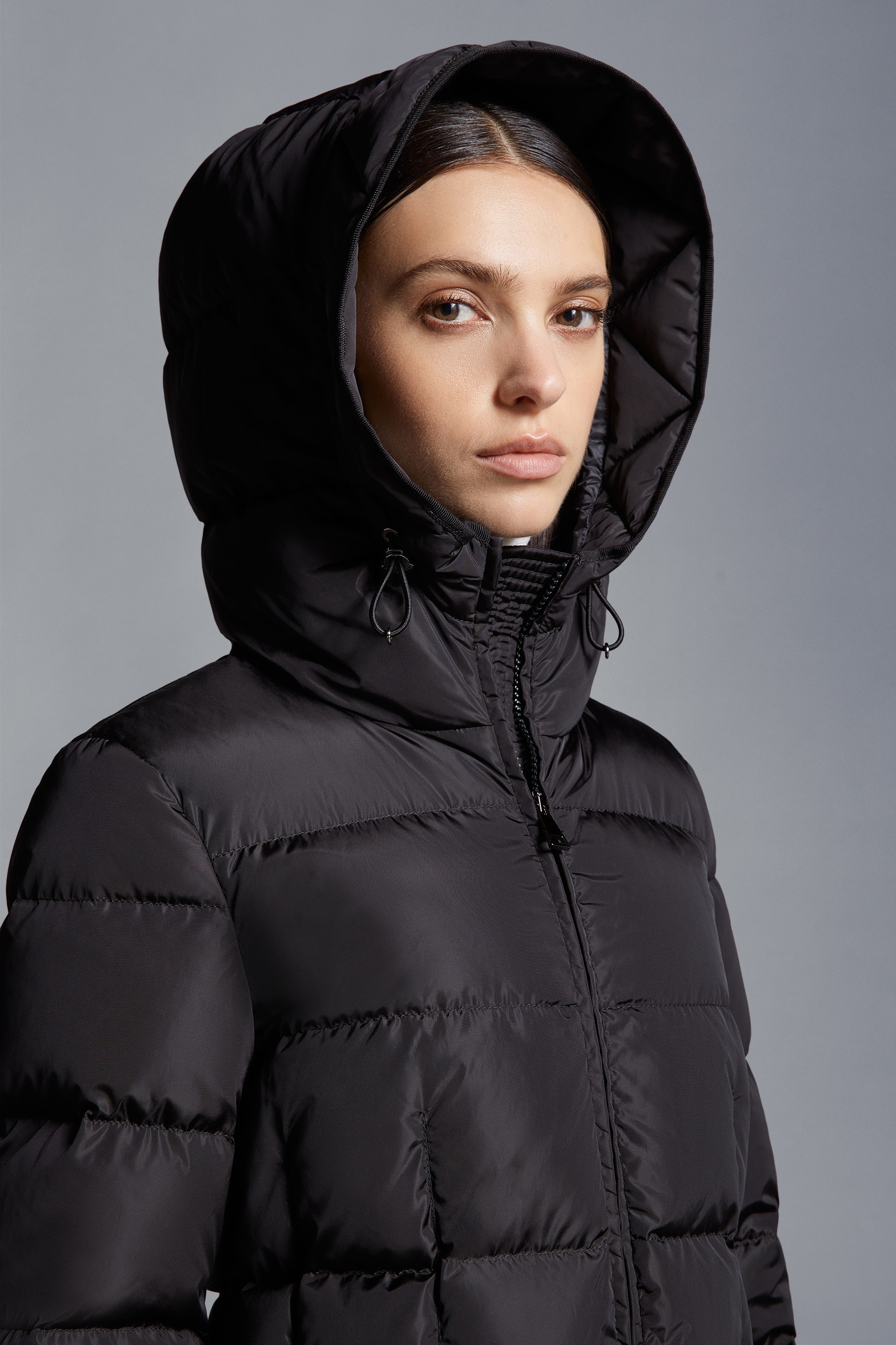 Moncler Avocette Long Down Jacket | REVERSIBLE