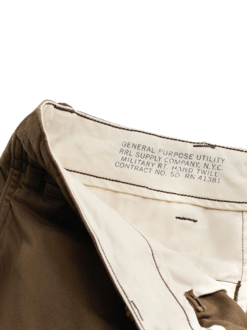 straight-leg chino trousers - 5