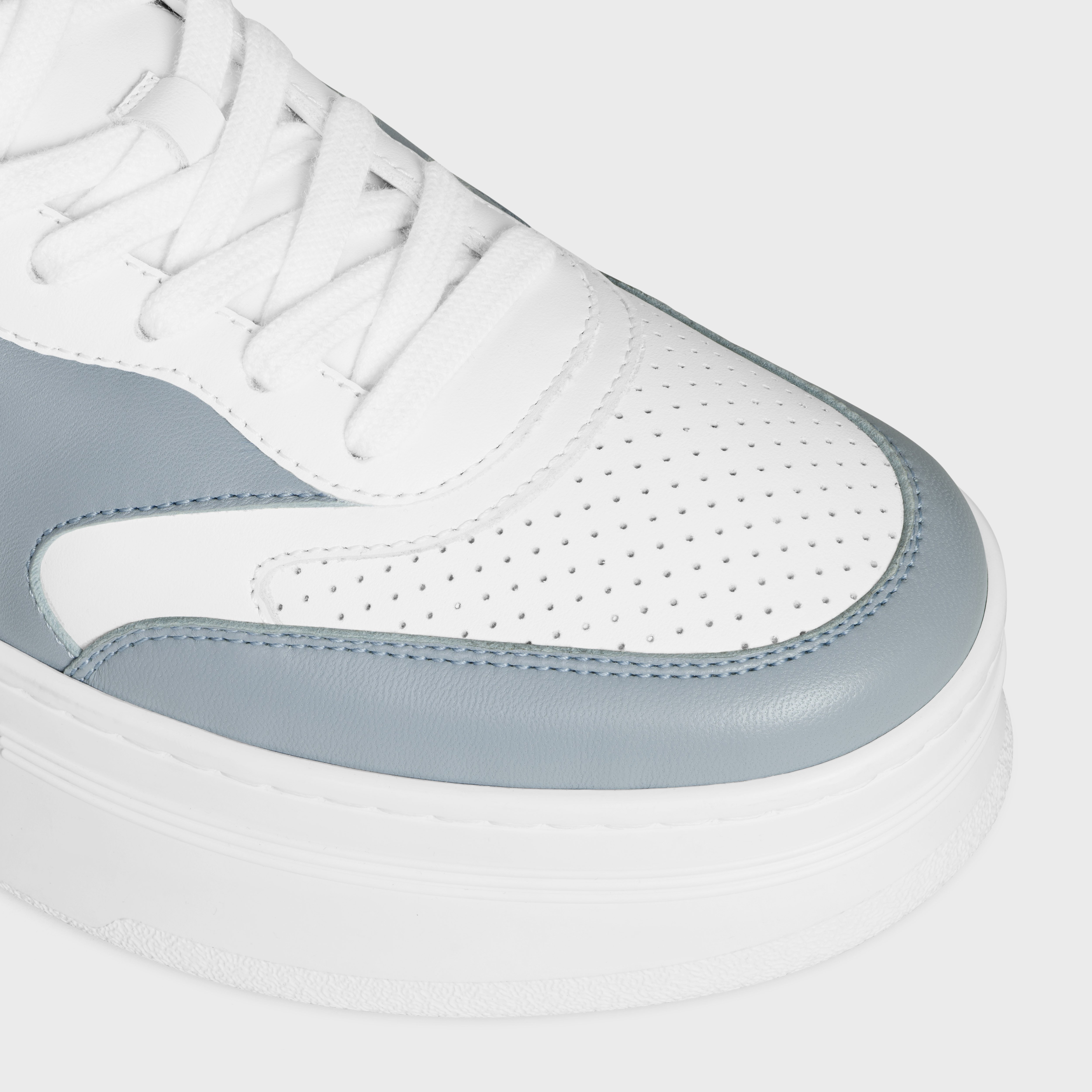 CELINE - BLOCK SNEAKER WITH TRIOMPHE IN CALFSKIN - 4