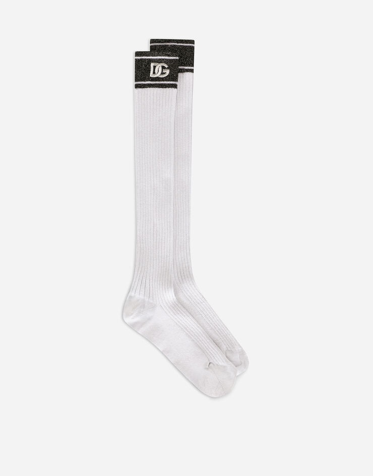 Lurex socks with DG logo - 1