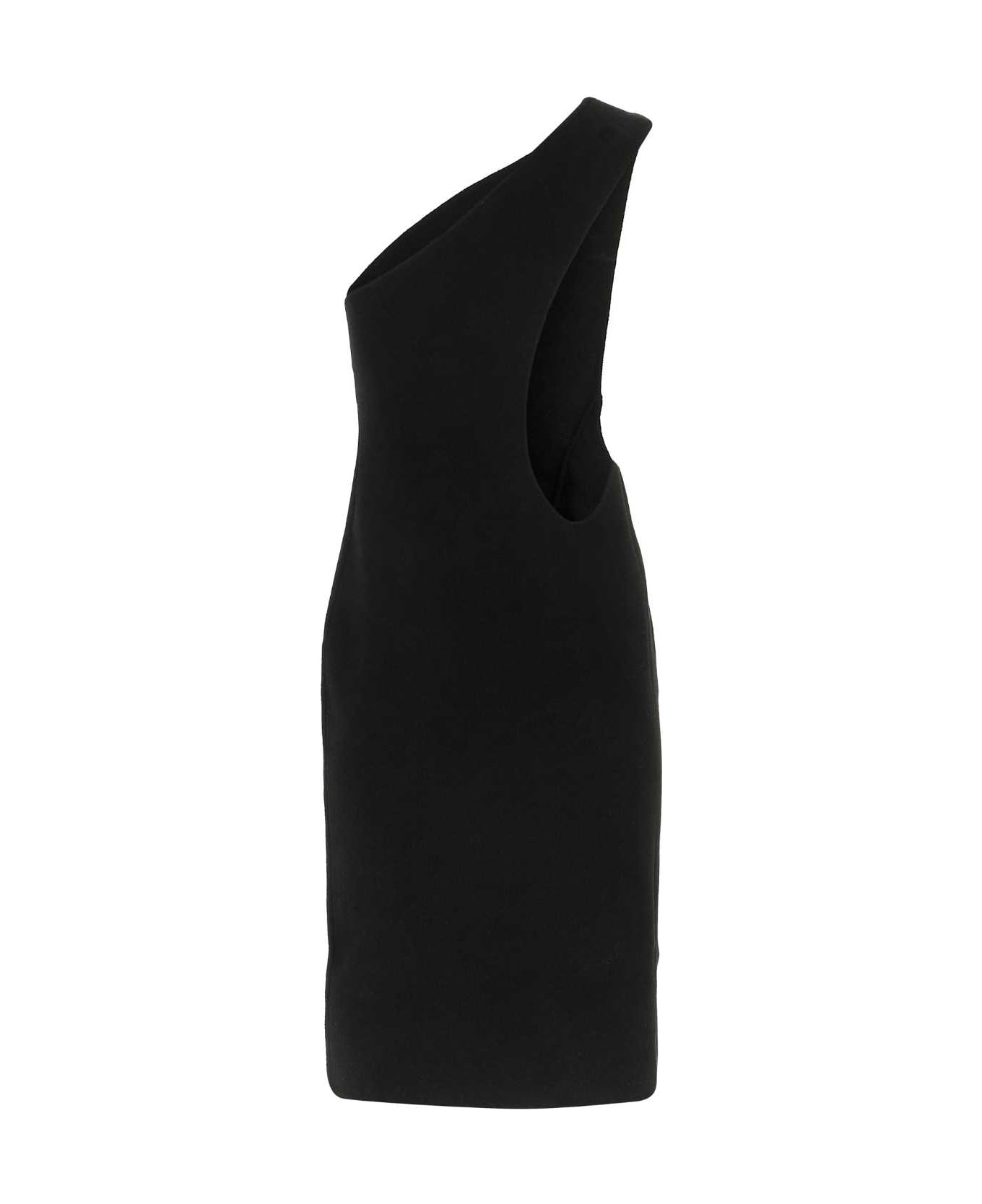 Black Viscose Blend Dress - 2
