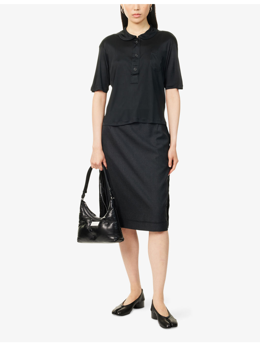 Relaxed-Fit Short-Sleeves Woven Shirt - 2