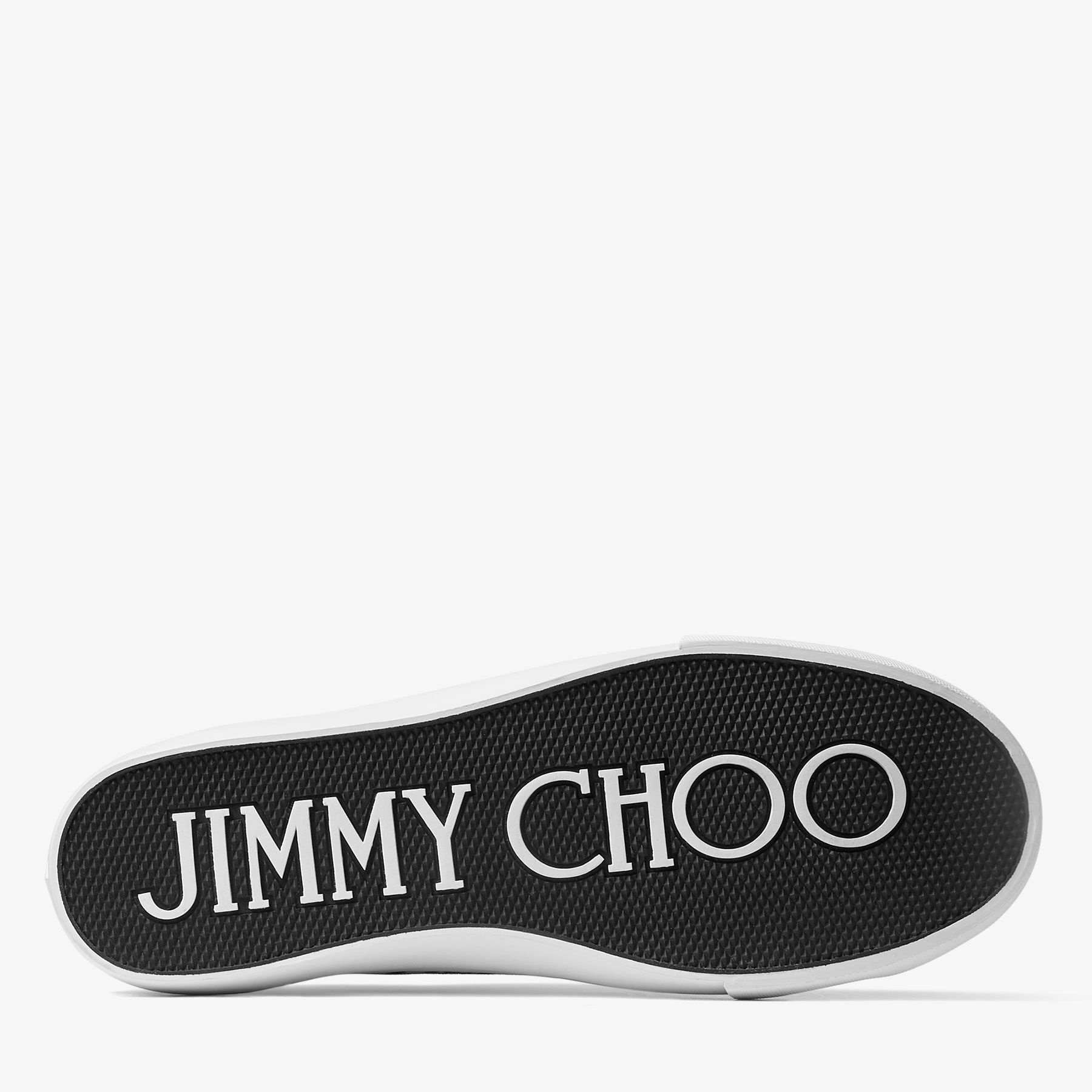 Palma/M
Black and White Distorted Jimmy Choo Jaquard Fabric Low-Top Trainers - 5